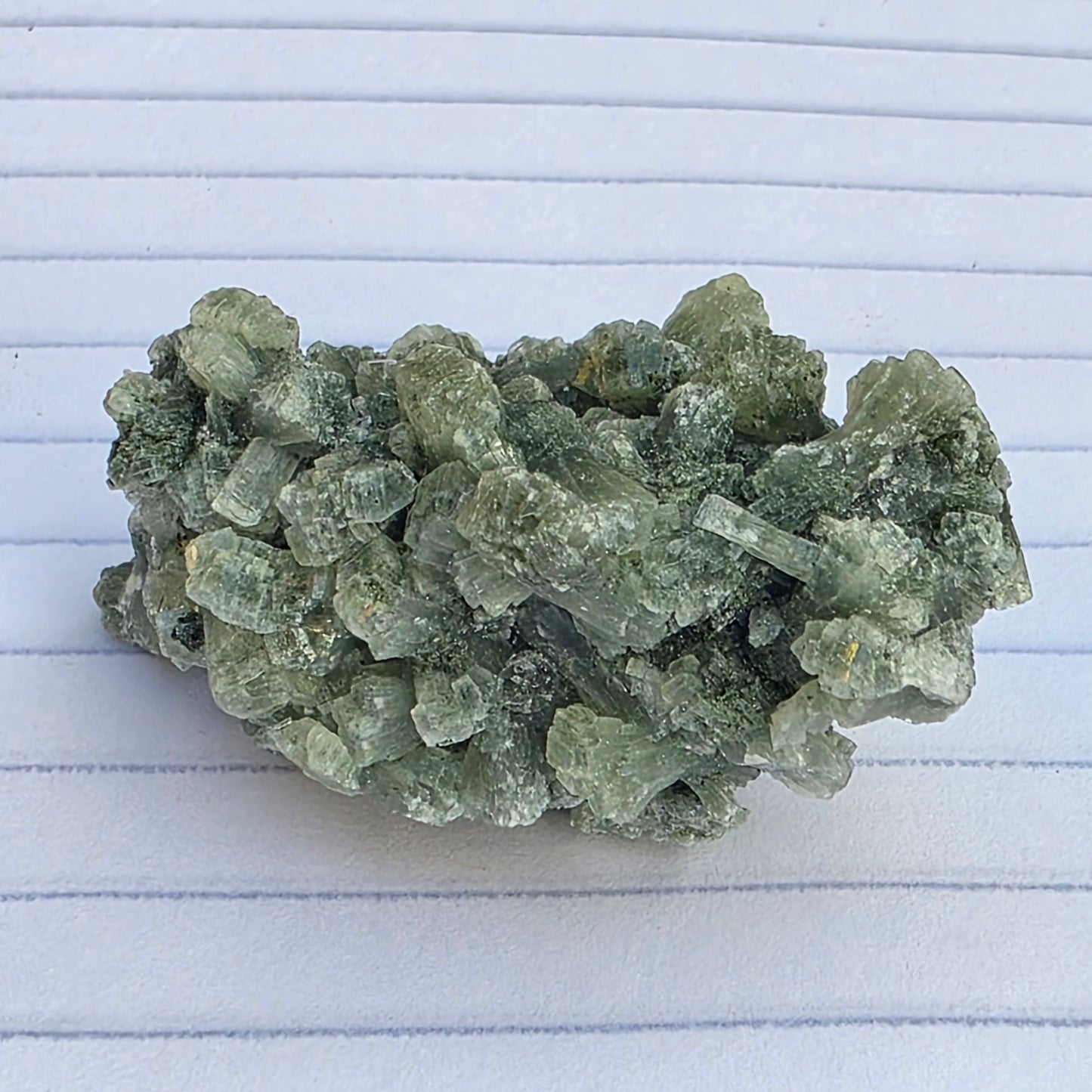 Gorgeous Green Prehnite Specimen, Crystal Cluster from Morocco (25.49g)