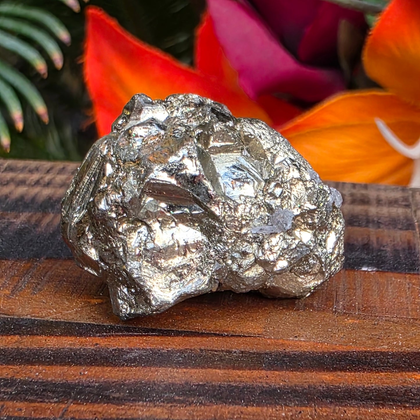 Pyrite Cluster Rock Specimen | Raw Natural Crystal Mineral | Fool's Gold | 25.41 g