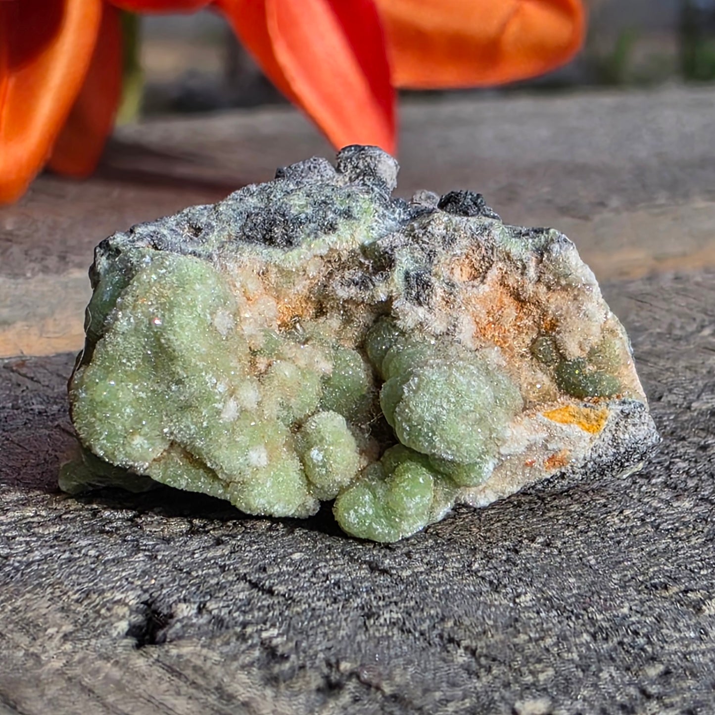 Green Wavellite Rock Specimen | Mauldin Mountain, Arkansas | Raw Stone