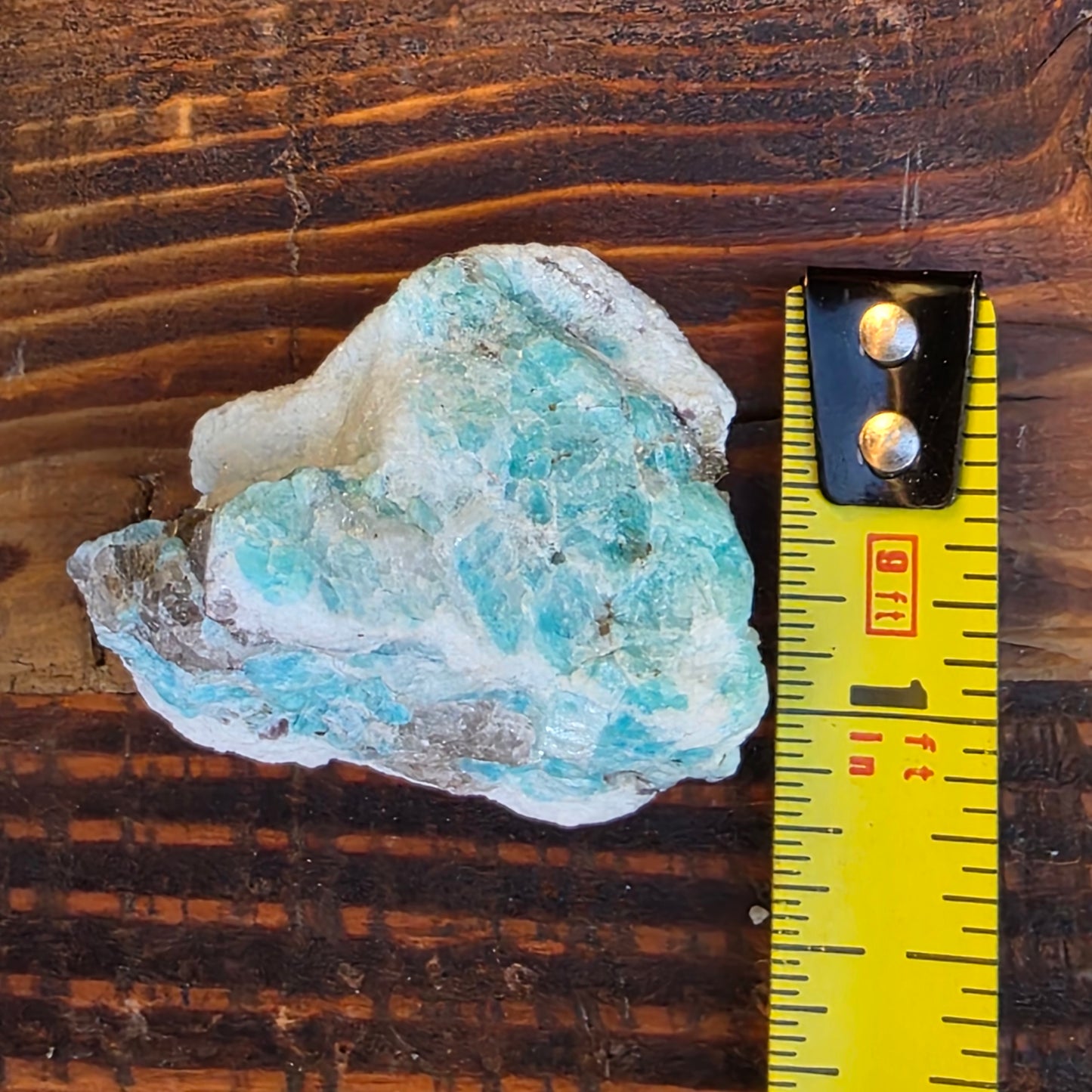Amazonite with Smoky Quartz, White Quartz, and Mica Rock Specimen | Raw Natural Mineral | 33.44 g