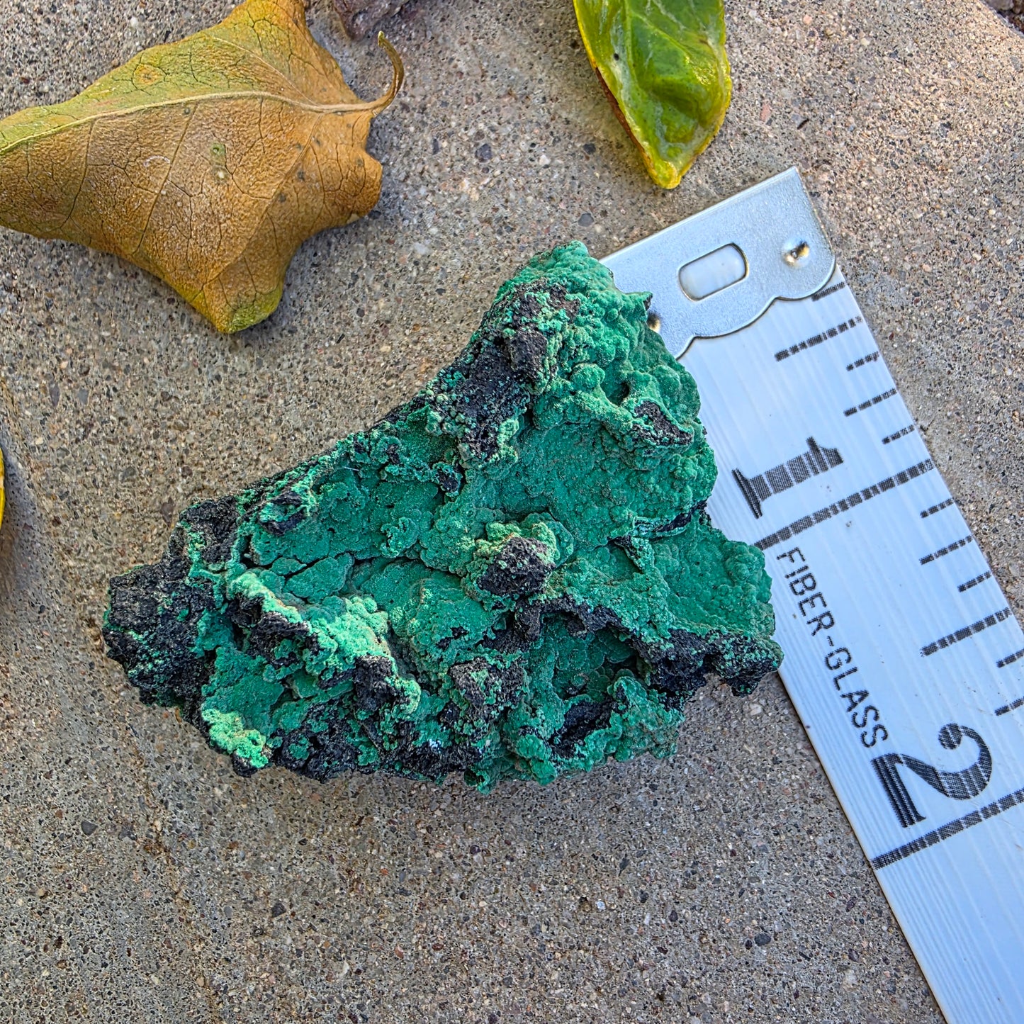 Copper Carbonate Mineral Specimen, Green Copper Ore Rock, Planet Mine, Arizona