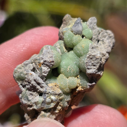 Green Wavellite Rock Specimen | Mt. Ida, Arkansas | Raw Stone