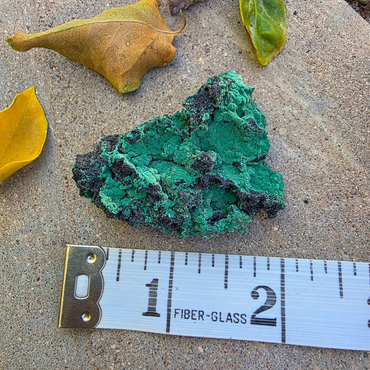 Copper Carbonate Mineral Specimen, Green Copper Ore Rock, Planet Mine, Arizona