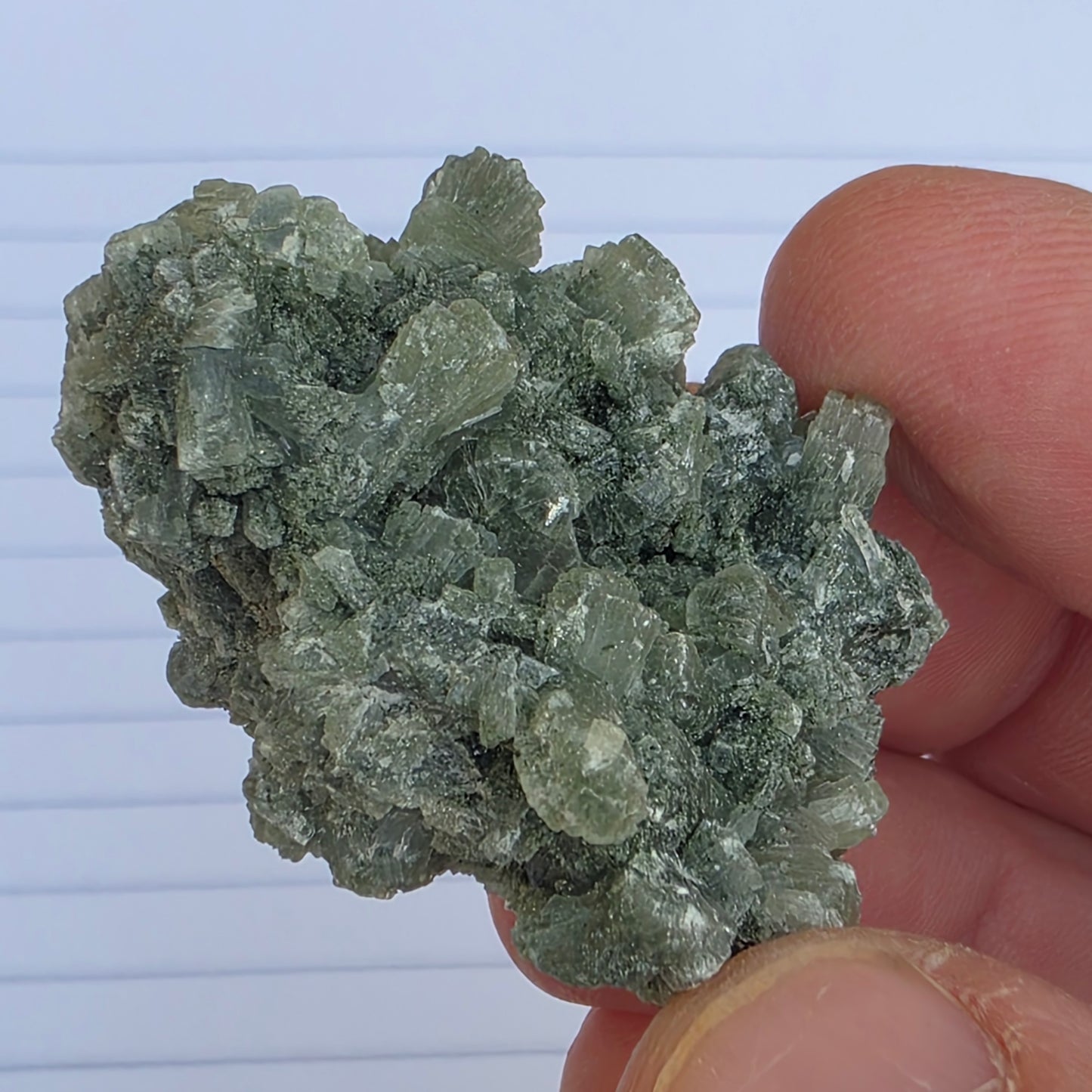 Gorgeous Green Prehnite Specimen, Crystal Cluster from Morocco (25.49g)